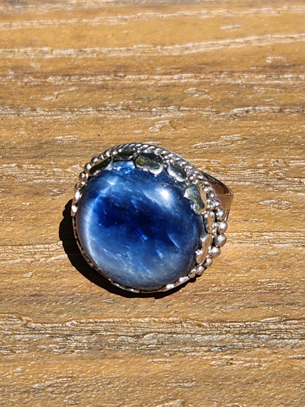 SAJEN Blue Kyanite RING, size 8 - Picture 8 of 14